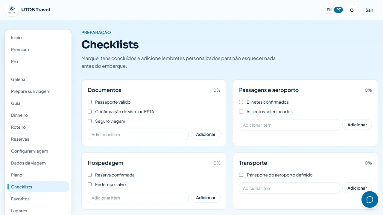 Checklists